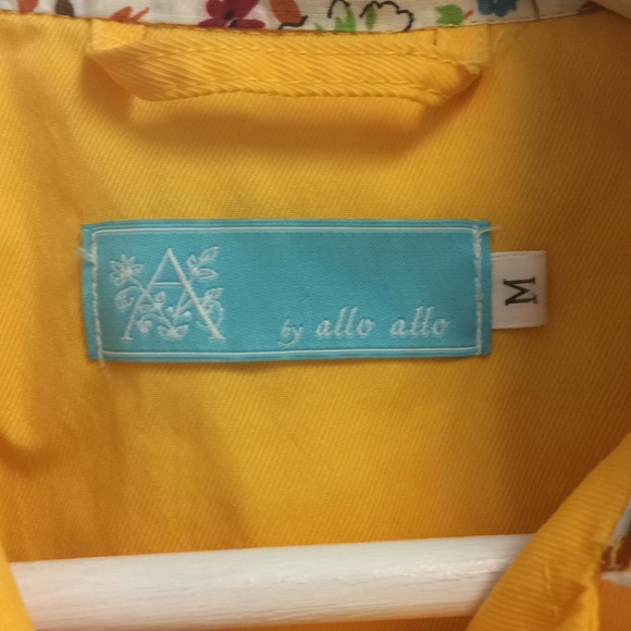 Allo Allo yellow spring jacket size medium - Picture 3 of 4